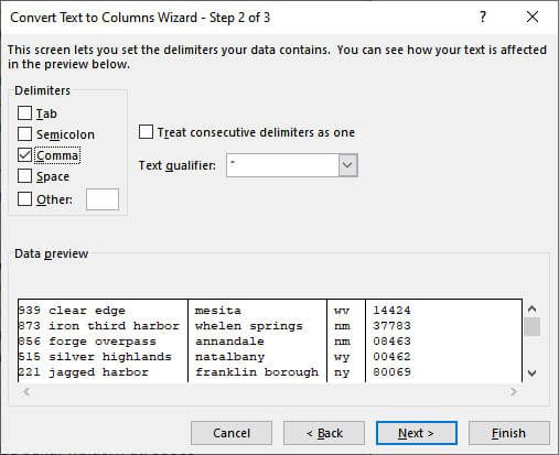 Text to Columns Function, Part 2